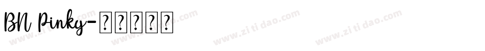 BN Pinky字体转换